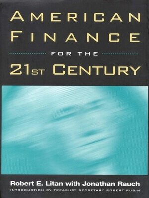 cover image of American Finance for the 21st Century